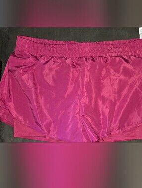 RBX Women's Athletic Shorts in Magenta XL